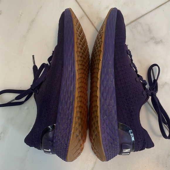 NoBull Project purple knit runners men/youth 6, women’s 7.5 workout gym comfort - Picture 7 of 9